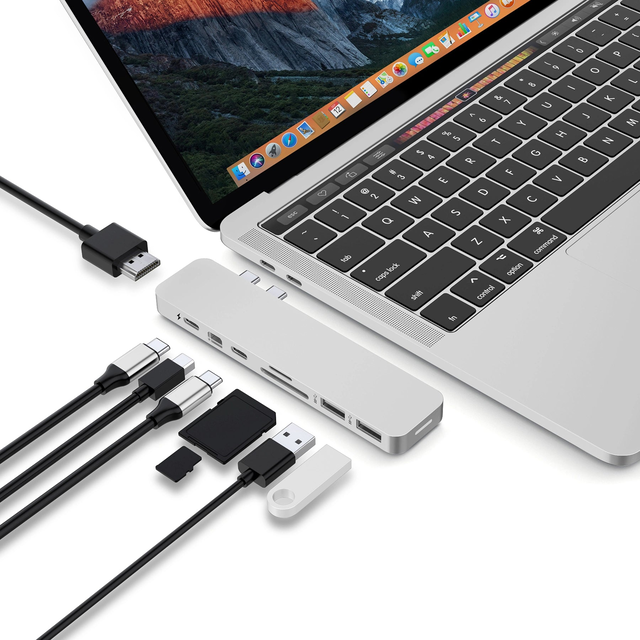 HyperDrive PRO USB-C Hub (8-in-2, for MacBooks)