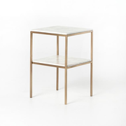 Piet Printed Marble Nightstand