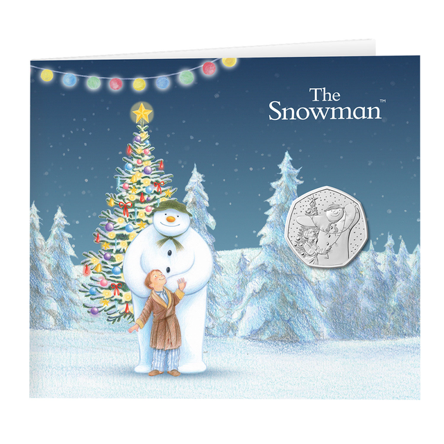 The Snowman 2025 UK 50p Brilliant Uncirculated Coin