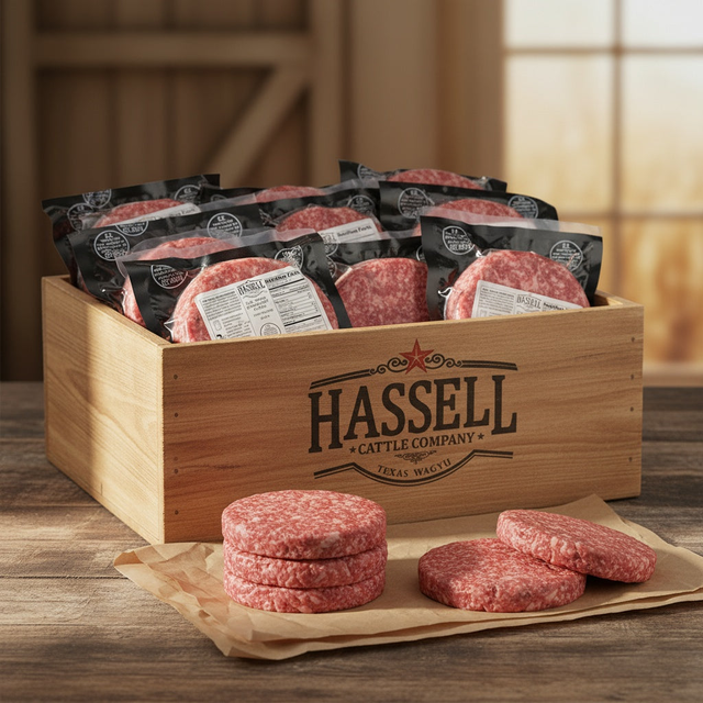 12 lbs Wagyu Beef Burger Patty Case Deal