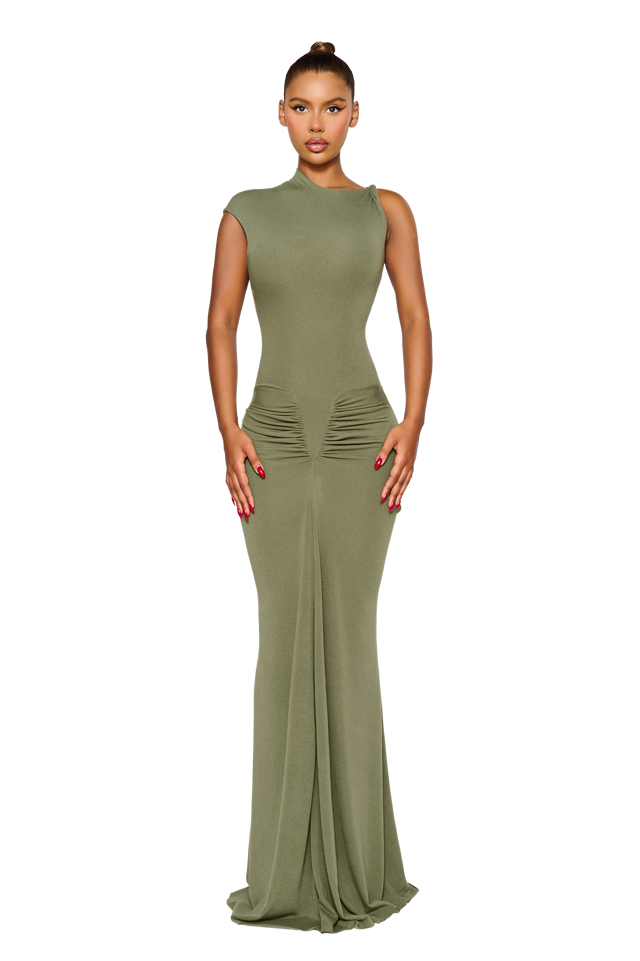 Wale Dress - Lieutenant Green