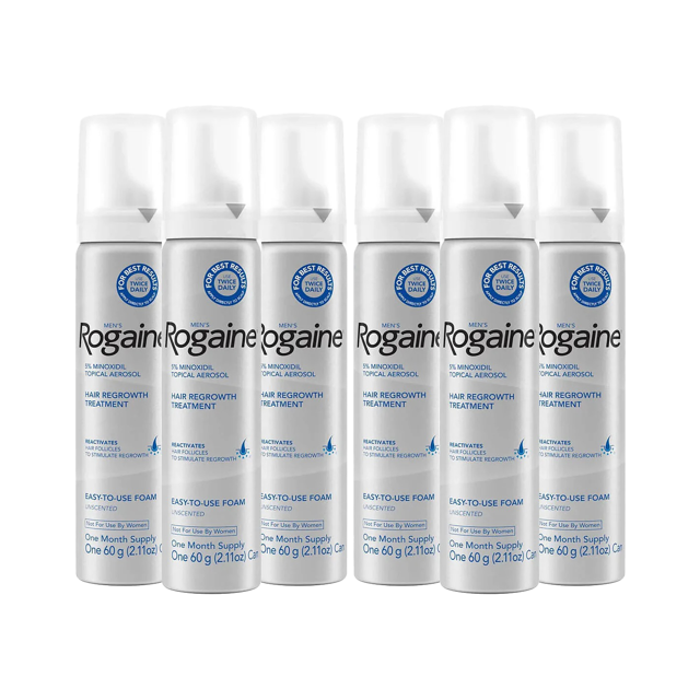 Men's ROGAINE® 5% Minoxidil Unscented Foam