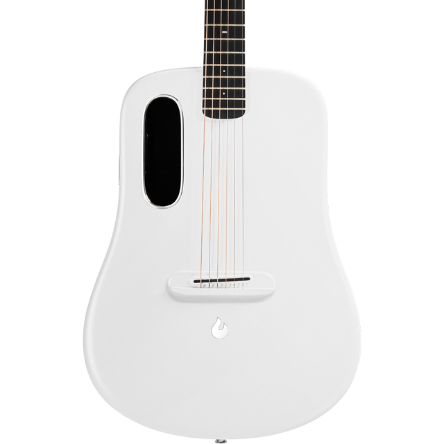 Lava Music Lava ME 3 38” Smart Guitar in White w/ Space Bag