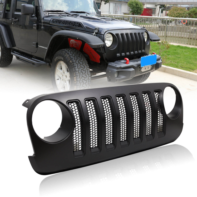 JL Style Front Bumper Grille For Jeep Wrangler JK JKU