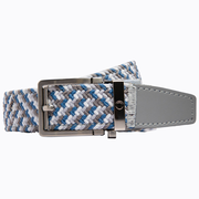 Braided Tricolor Sky Golf Ratchet Belt 1.38" [35mm]