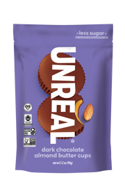 dark chocolate almond butter cups