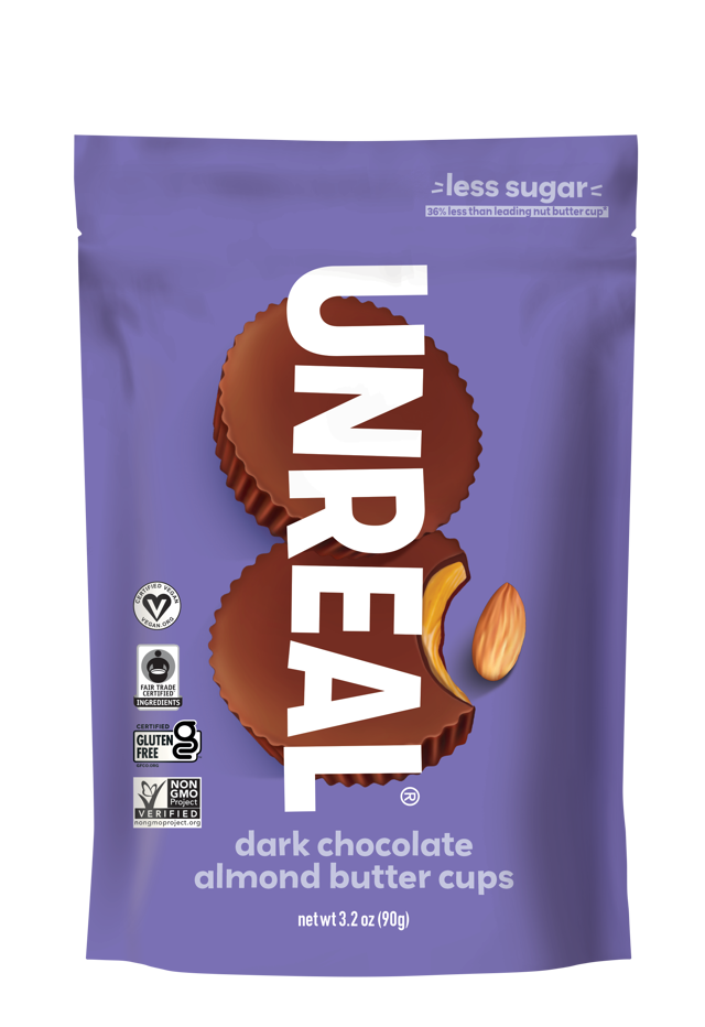 dark chocolate almond butter cups