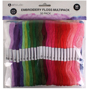 Pack of 50 Art Studio Embroidery Floss | Wilko