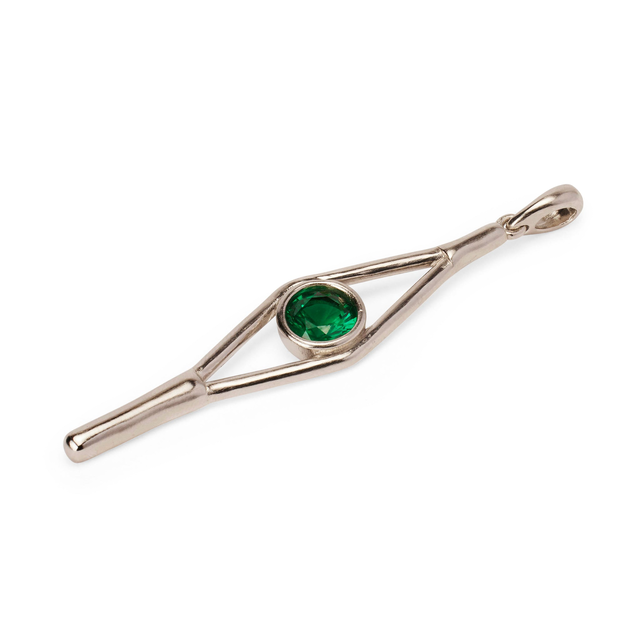 Emerald Eye Key Chain