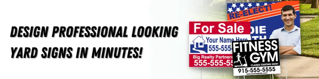 Customizable Yard Signs & Lawn Signs for Every Occasion