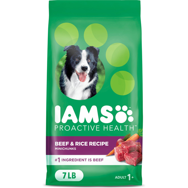 Iams Proactive Health Beef & Rice Recipe Adult Dry Dog Food