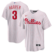 Men's Philadelphia Phillies Bryce Harper Nike White Home Replica Player Name Jersey