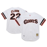 Mitchell & Ness Will Clark San Francisco Giants White Cooperstown Collection 1989 Authentic Jersey