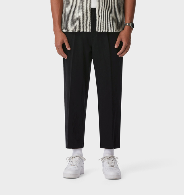 Linen Devin Pant - Black