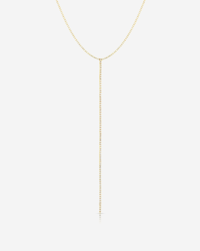 Diamond Lariat Necklace