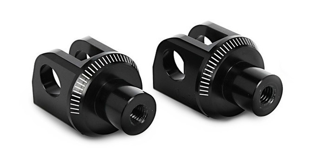 Puig Rider Footpeg Mounts Kawasaki Ninja 400 / 500 / 7 Hybrid / e-1 / ZX-4R / RR / ZX-10R / RR / Z400 / Z500