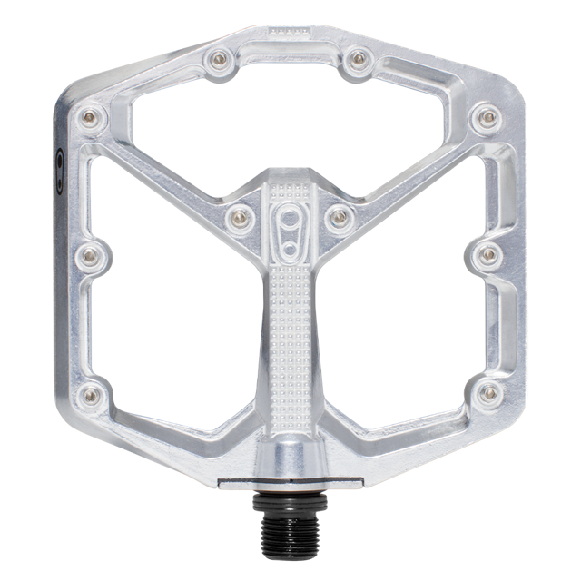 Stamp 7 Large Alloy Flat Pedals - Silver Edition