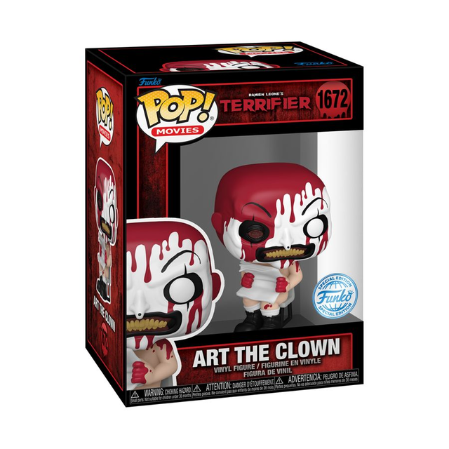 Terrifier - Art the Clown Sitting (Bloody) US Exclusive Pop! Vinyl