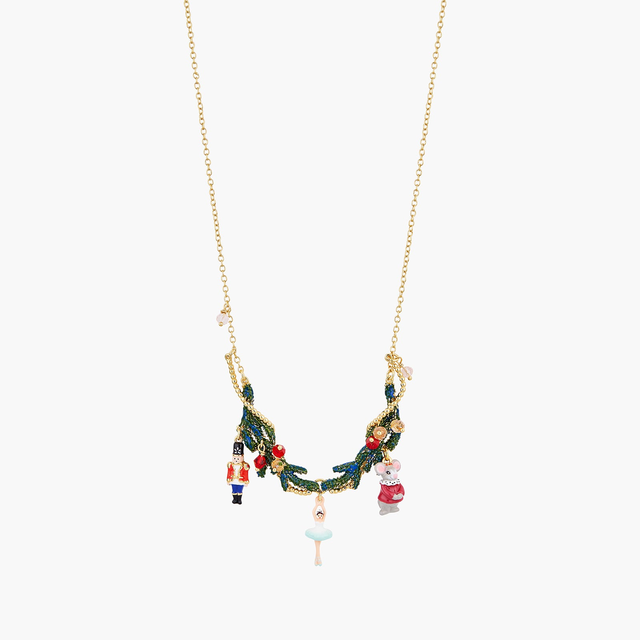 The Nutcracker, Ballerina and Mouse King Statement Necklace