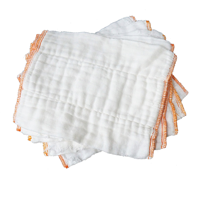 Organic Cotton Diaper Rags - Repurposed