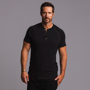 Short Sleeve Henley