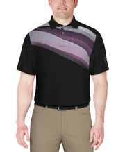 Men's Solarized Asymmetric Print Golf Polo