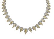 Cubic Zirconia statement  Necklace Zirconite