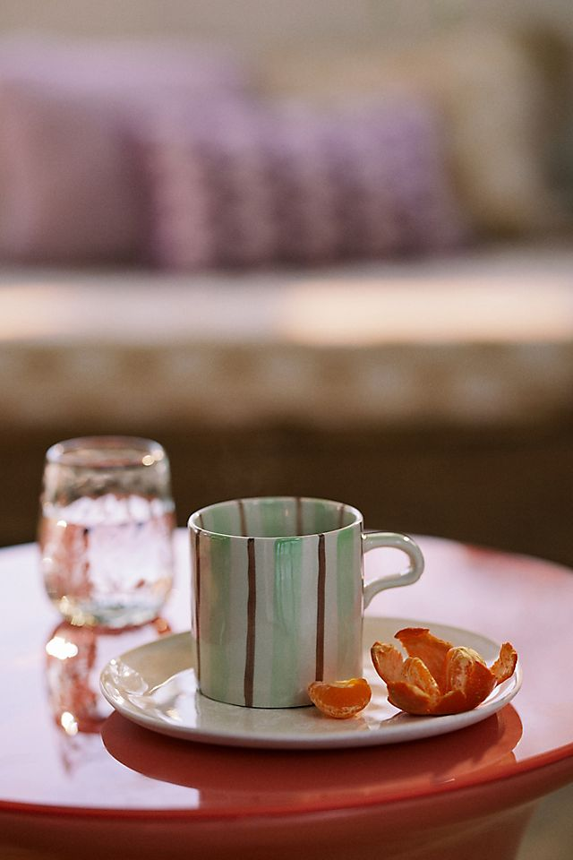 Creative Co-Op Daily Stripe Mug