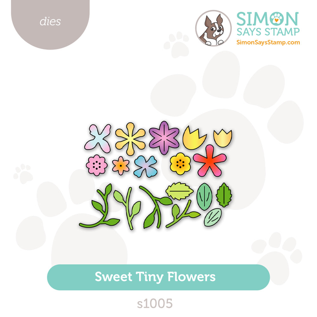 Simon Says Stamp Sweet Tiny Flowers Wafer Dies s1005 You Are My Favorite
