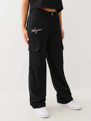 EMBROIDERED LOGO CARGO PANT