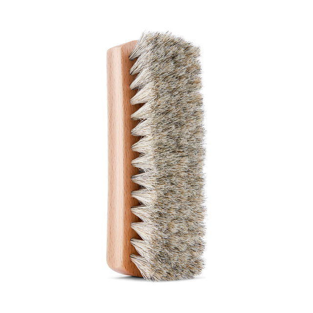 Horsehair Suede Shoe Brush