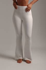 Pro-Technical Flared Leggings - Soft Beige