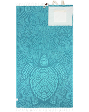 Swirl Turtle Towel Bag