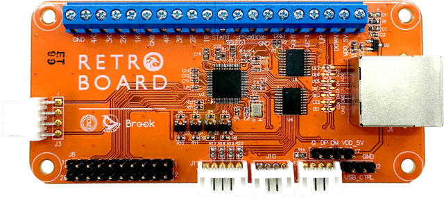BROOK RETRO BOARD [NES | SNES | N64| GC | Xbox | DC | TG16 | PS1 | PS2 | PS3 | PC (X-Input)]