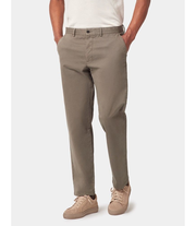 Dusty Olive Garment Dyed Cotton Stretch Regular Fit Chinos