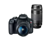 Refurbished EOS Rebel T7 EF-S18–55 II + EF75-300 KIT