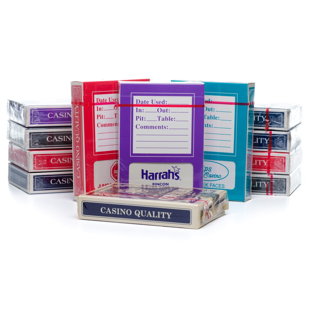 New Casino Playing Cards - 12 Pack Assorted
