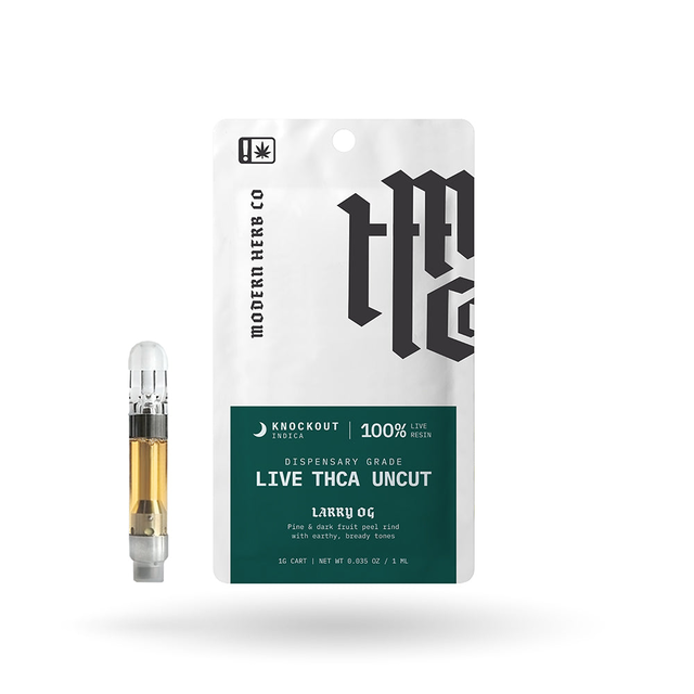 THCA LIVE RESIN CARTRIDGE UNCUT: Knockout