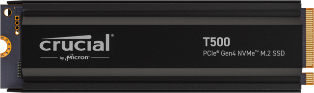 Crucial T500 1TB PCIe Gen4 NVMe M.2 SSD with heatsink | CT1000T500SSD5 | Crucial.com