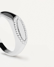 Anello in Argento Lace Stamp