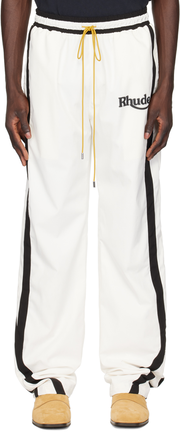 Off-White & Black Ski Track Pants