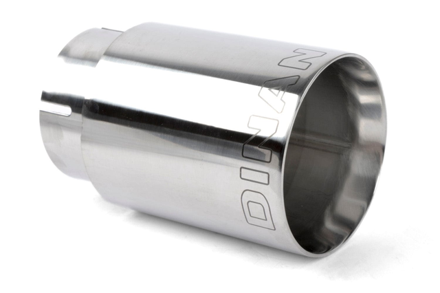 Dinan Double-Walled 4" Clamp-On Exhaust Tip w/ 3.25" Inlet (Polished)
