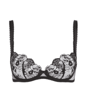 Jayce Plunge Underwired Bra in Black | Agent Provocateur