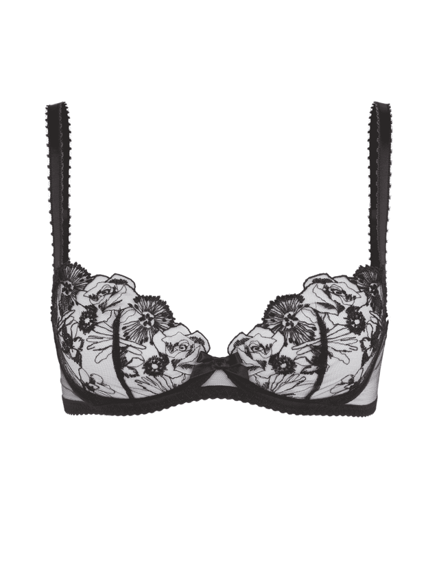 Jayce Plunge Underwired Bra in Black | Agent Provocateur