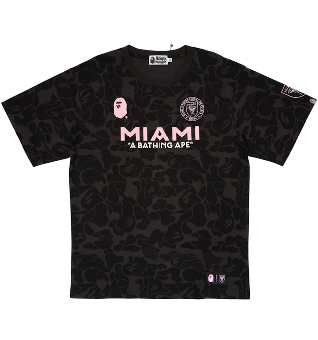 BAPE x Inter Miami CF Camo Tee Black
