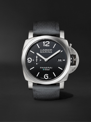 Luminor Marina Automatic 44mm eSteel and Recycled PET Watch, Ref. No. PAM01158 - black - One Size