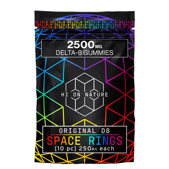 2500mg DELTA 8 SPACE RINGS - 6 FLAVORS