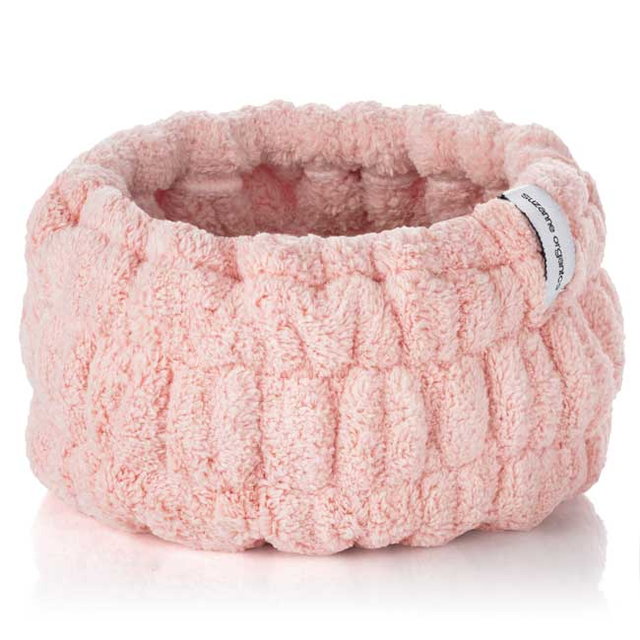 Blush Microfiber Fleece Headband
