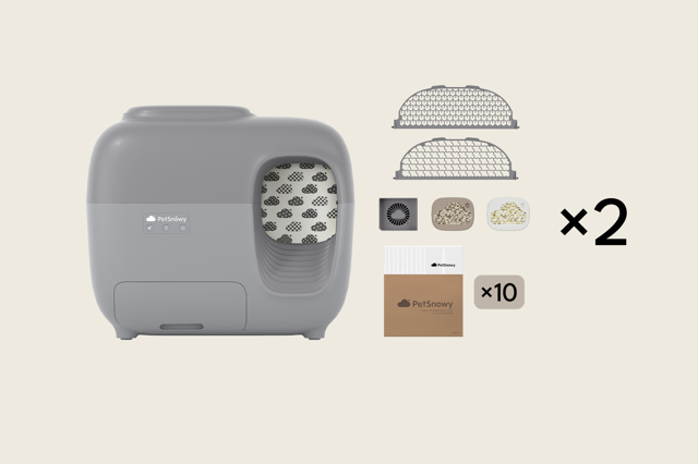 Litter Box Premium Set × 2