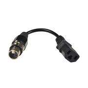 XLR-4 to 3-Pin Electric Bike Battery Charger Adapter